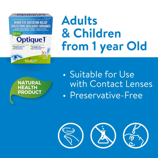 Boiron Optique1 Eye Drops Benefits