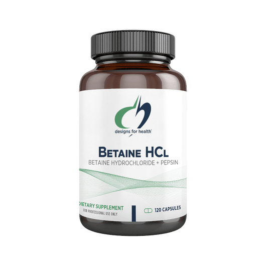 Designs for Health Betaine HCL 120 Capsules
