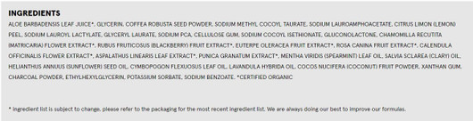 Acure Energizing Coffee Body Scrub 177ml Ingredients