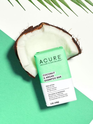 Acure Coconut & Argan Shampoo Bar 140g