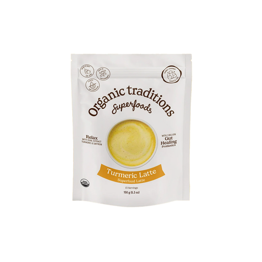Organic Traditions Turmeric Latte With Probiotics