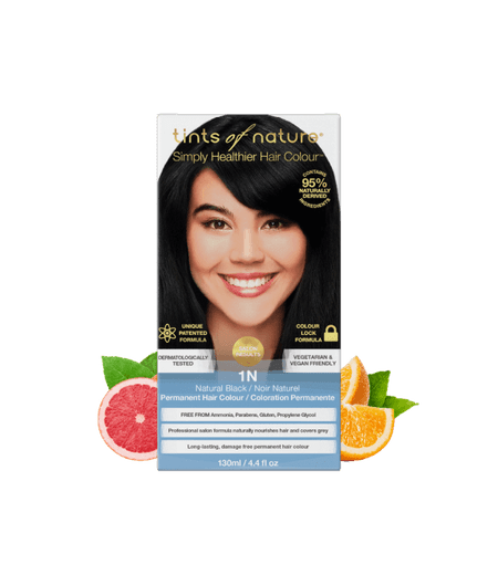 Tints of Nature 3N Natural Black Permanent Hair Dye 130ml
