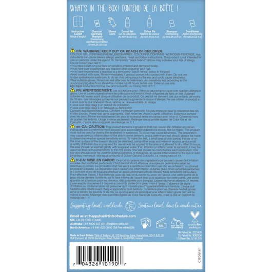 Tints of Nature 7R Soft Copper Blonde Permanent Hair Dye Ingredients