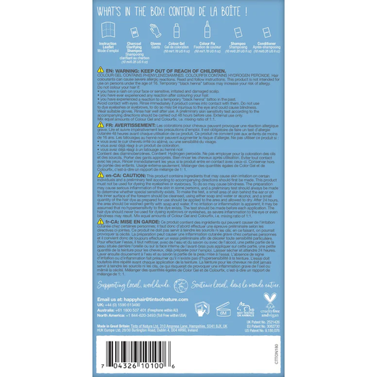 Tints of Nature 5D Light Golden Brown Permanent Hair Dye Ingredients