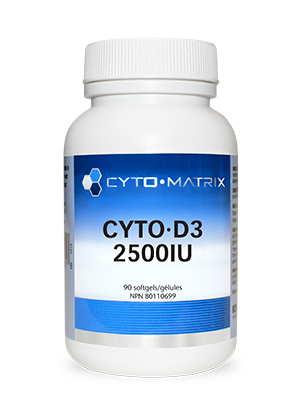 Cyto Matrix Cyto D3 2500IU 90 Softgels.