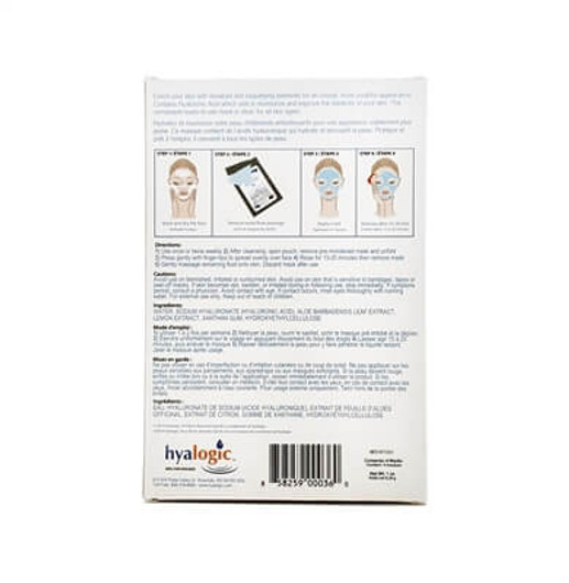 Hyalogic HA Moisture Mask 4 Pack (Instructions) 