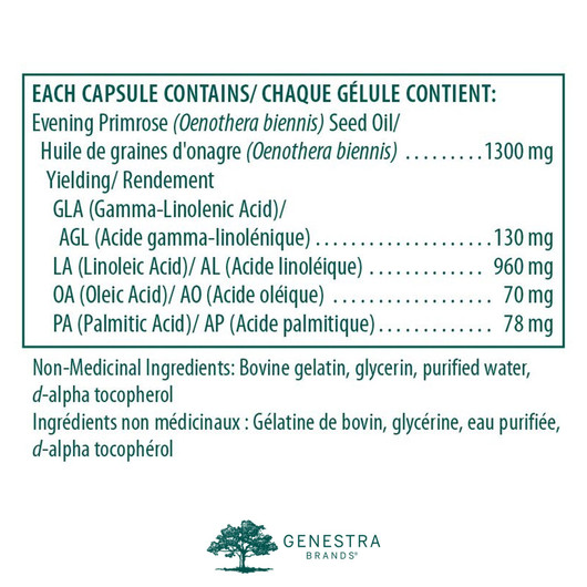 Genestra GLA 130 - Ingredients