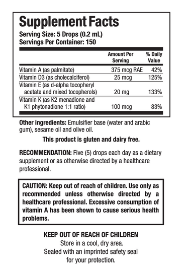 Biotics Research Bio ADEK Suggested Use