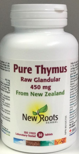New Roots Pure Thymus Glandular 30 Tablets