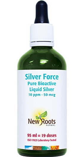 New Roots Silver Force Pure Bioactive Liquid Silver 10 ppm-50 mcg 95 ml
