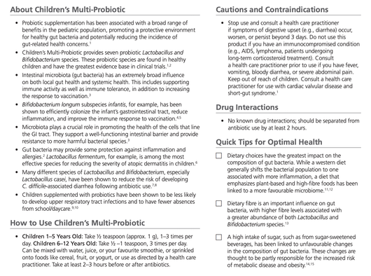 Bioclinic Naturals Children’s Multi-Probiotic Benefits