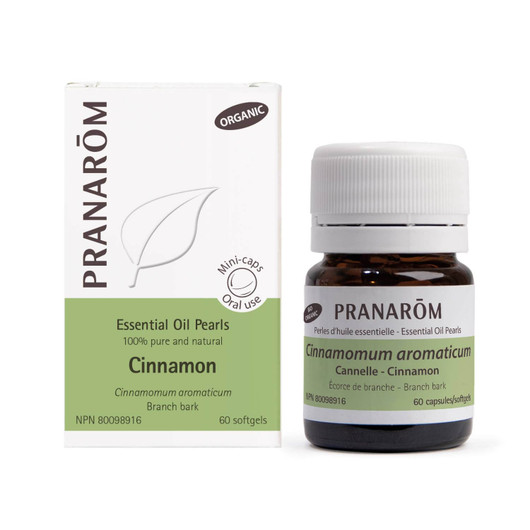 Pranarom Cinnamon Essential Oil Pearls 60 Capsules
