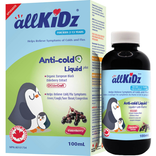 allKiDz Anti-Cold Elderberry Liquid 100 ml
