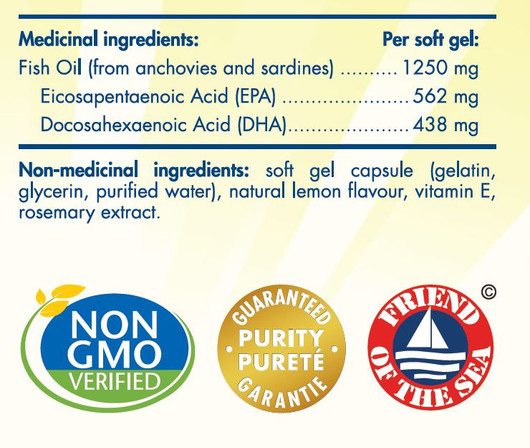 Nordic Naturals Ultimate Omega 2X - 60 Softgels Ingredients & purity