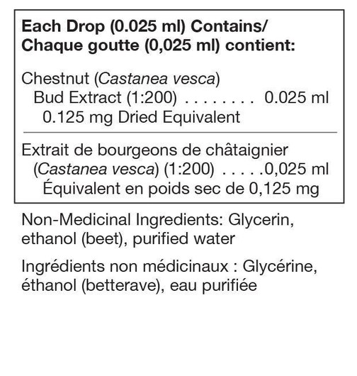 Unda Castanea Vesca Ingredients