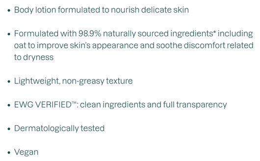 Attitude Sensitive Skin Body Lotion - Features