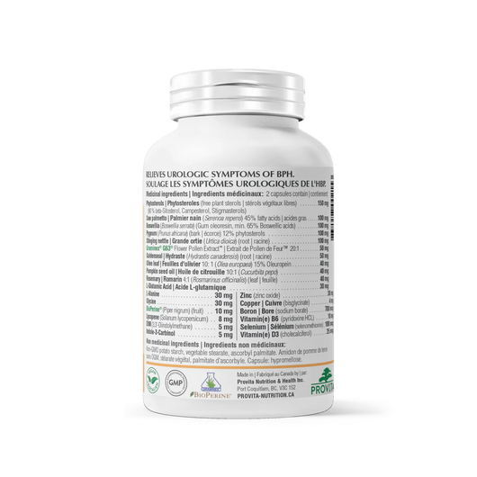 Provita Prostate Complex Ingredients