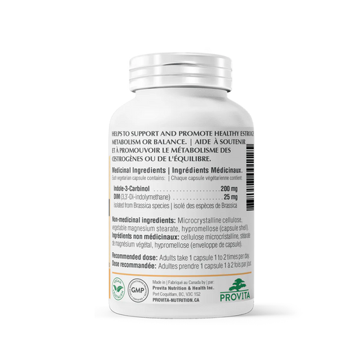Provita Synergistic Indole 3 Carbinol Ingredients