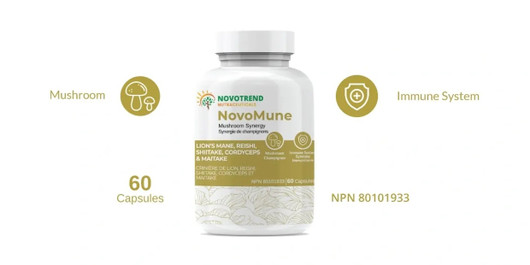 Novotrend NovoMune Mushroom Synergy 60 Capsules