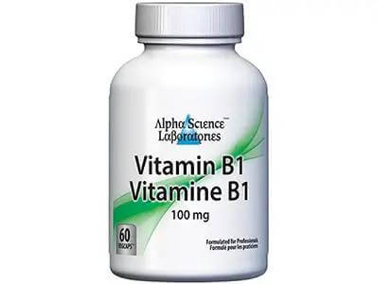 Alpha Science Vitamin B1 100mg 60 Capsules
