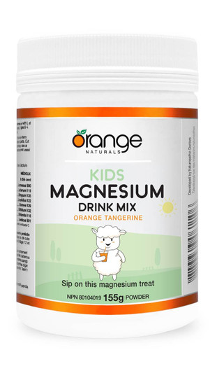 Orange Naturals Kids Magnesium Drink Mix Orange Tangerine 155 g
