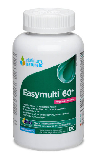 Platinum Naturals EasyMulti 60+ For Women 120 Softgels
