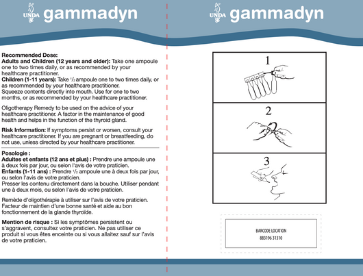 Unda Gammadyn I  Suggested Use
