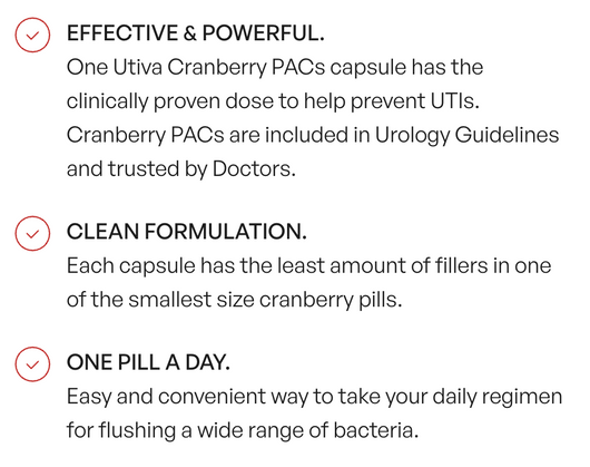 Utiva UTI Control - Benefits