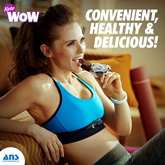 ANS Performance KetoWow Bar Triple Chocolate Box Of 12 x 40g
