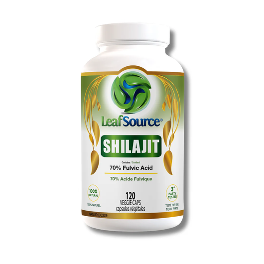 LeafSource Shilajit with Humic-Fulvic Acids 120 Veg Capsules