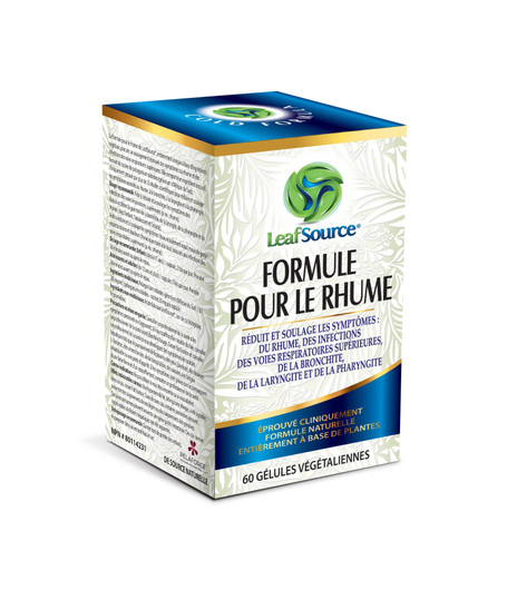 LeafSource Cold Formula 60 Veg Capsules ( French)