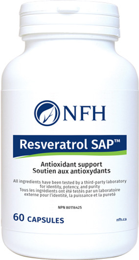 NFH Resveratrol SAP 60 Veg Capsules