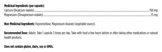 Designs for Health Cal/Mag 2:1 180 Veg Capsules-ingredients