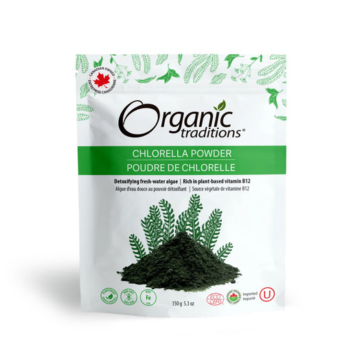 Organic Traditions Chlorella Powder 150 g