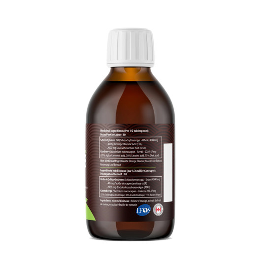 AquaOmega Plant Based Omega 3 Liquid-Ingredients