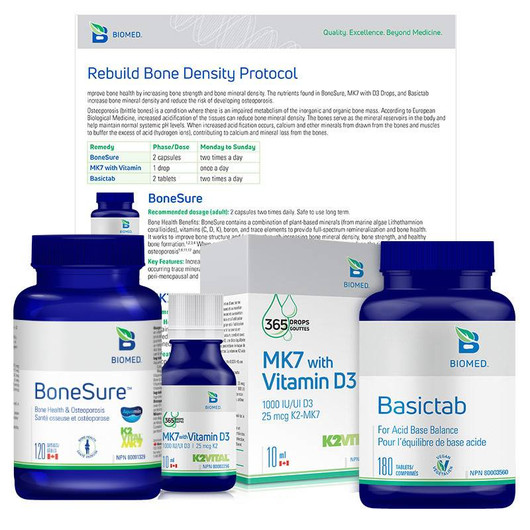 Biomed Rebuild Bone Density Protocol Bundle