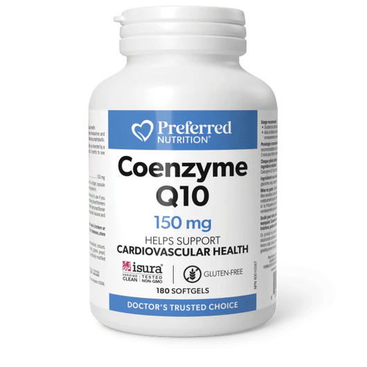 Preferred Nutrition Coenzyme Q10 150 mg 180 Softgels