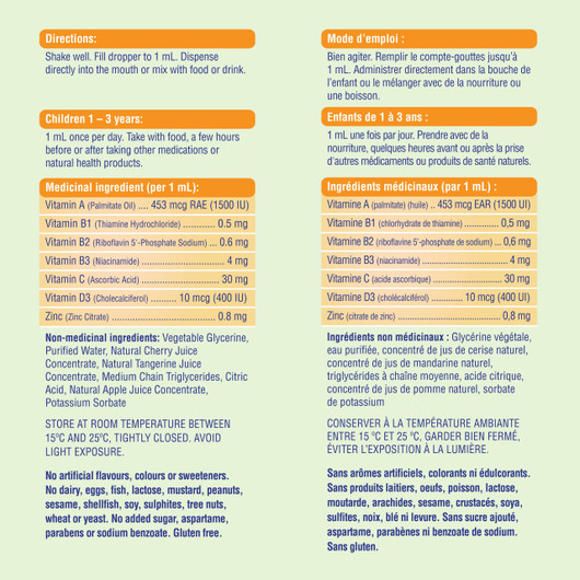 allKiDz Junior Multivitamin Drops With Zinc -Suggested use allKiDz Junior Multivitamin Drops With Zinc -Suggested use