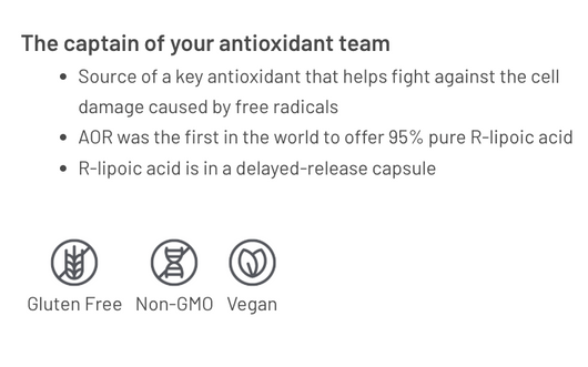 Aor R Lipoic Acid Benefits