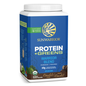 Sunwarrior Warrior Blend Protein Plus Greens Organic Chocolate 750 g