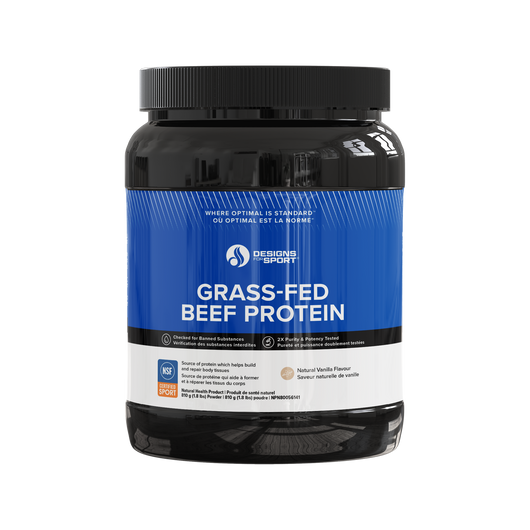 Designs for Sport Grass Fed Beef Protein Vanilla