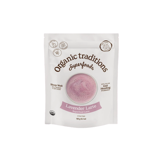 Organic Traditions Lavender Latte With Probiotics