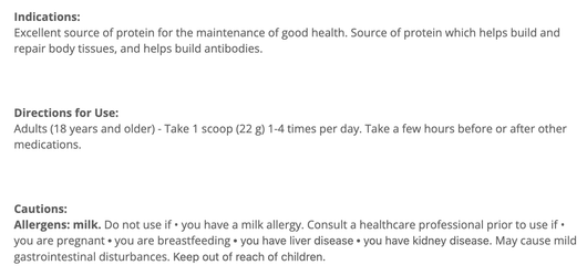 CytoMatrix Provitalex Suggested Use