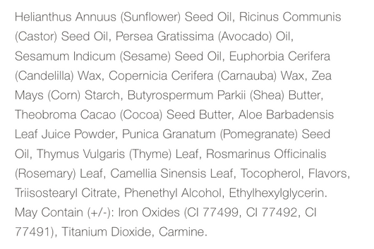 Mineral Fusion Lipstick Cosmopolitan Ingredients