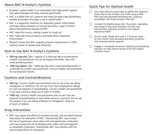 Bioclinic Naturals NAC Benefits