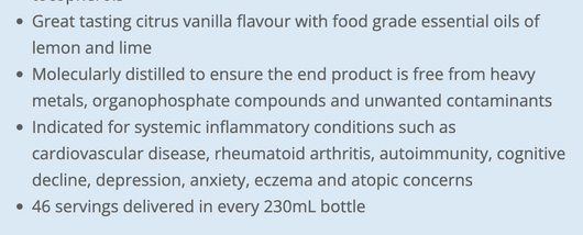 Cyto Matrix Omega D3 Liquid Forte Benefits