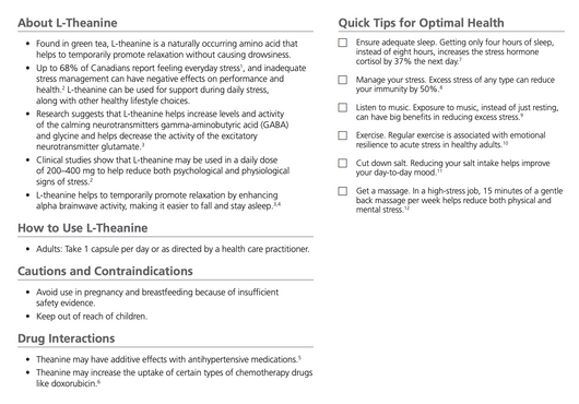 Bioclinic Naturals L-Theanine Benefits