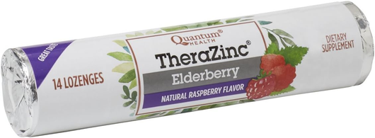 Quantum Health TheraZinc Elderberry Lozenges ( 1 roll)