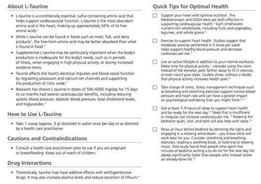 Bioclinic Naturals L-Taurine Benefits