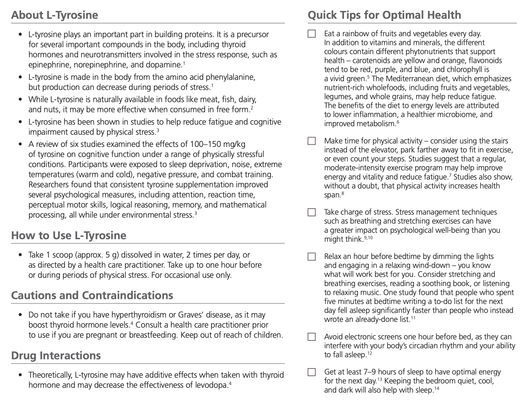 Bioclinic Naturals L-Tyrosine Benefits